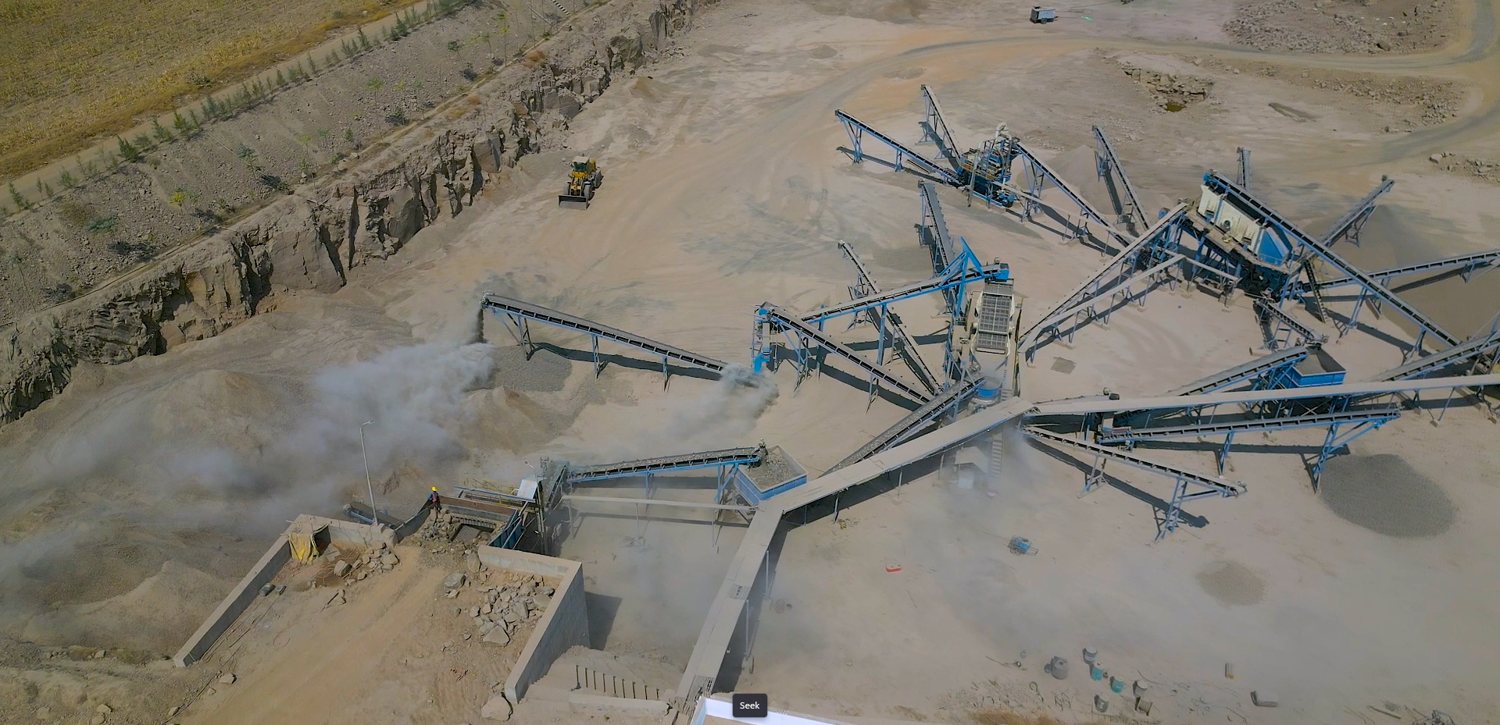 3-stage stone crusher with M-Sand unit